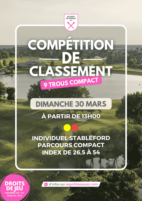 Classement COMPACT du 30/03/2025