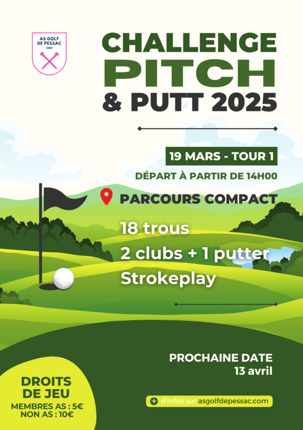 Pitch and Putt 2025 Tour 1