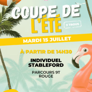 Coupe Eté 9 Trous Rouge T1_ 15 JUILLET 2025