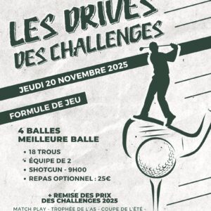 Les drives des Challenges 2025