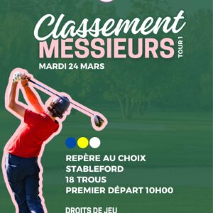 Classement Messieurs T1 2026 / SWC