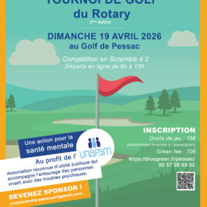 ROTARY Pessac les Grave 19/04/2026 - inscription seule