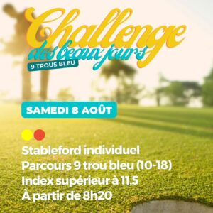 Challenge Le 9 Bleu des Beaux Jours_ Tour 2_ 8 Août 2026