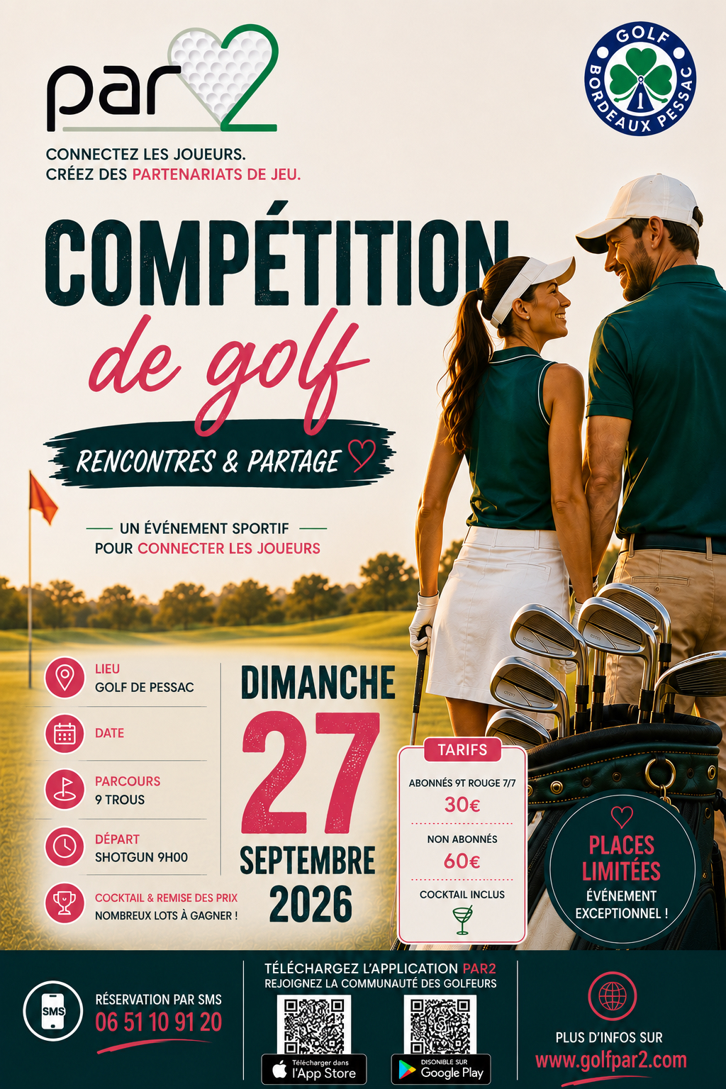 Compétition des célibataires 9 trous 27.09.2026